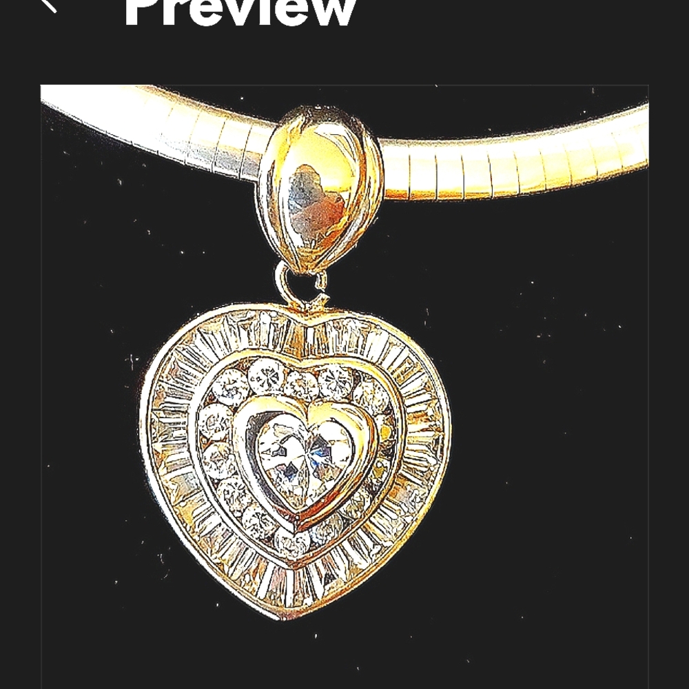 ❤Bold pendant(ONLY) 925 sterling silver